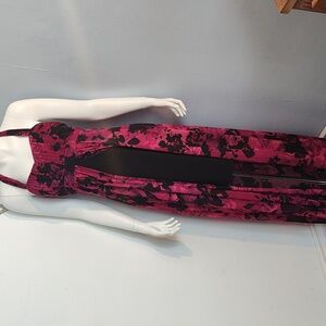 Connected Apparel Pink Halter Maxi Dress for Weddings